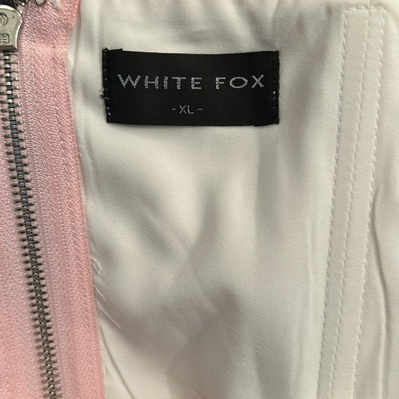 White Fox String Them Along Pink Floral Bustier Top Size XL - Picture 6 of 7